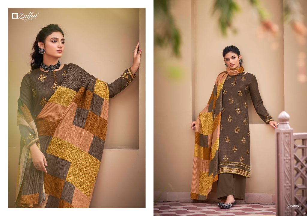 Zulfat Miraya Designer Winter Wear Low Rate Pashmina Catalog