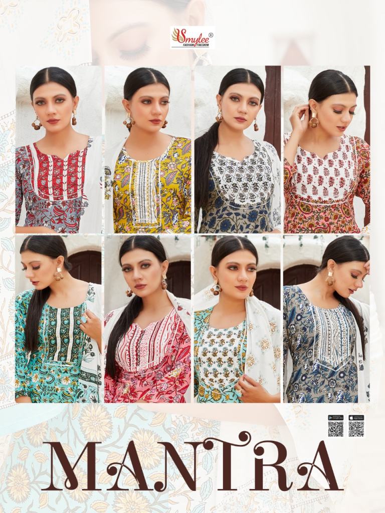 Smylee Mantra Rayon Designer Printed Readymade Catalog