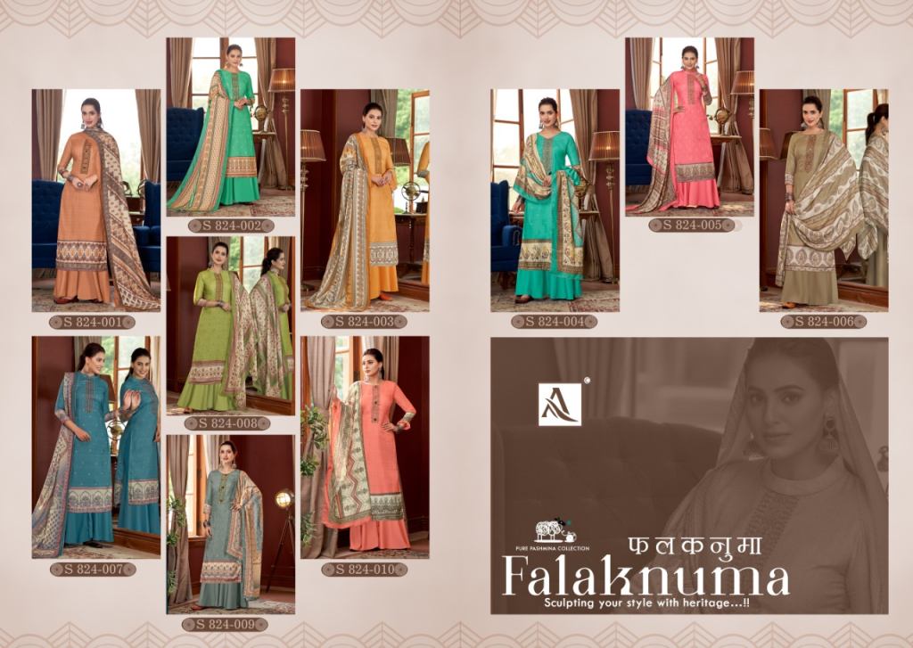 Alok Falaknuma Winter Wear Wool Pashima Catalog
