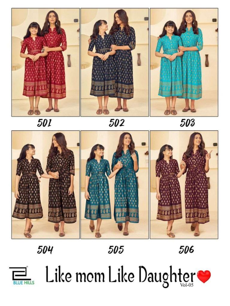 mom daughter combo kurtis