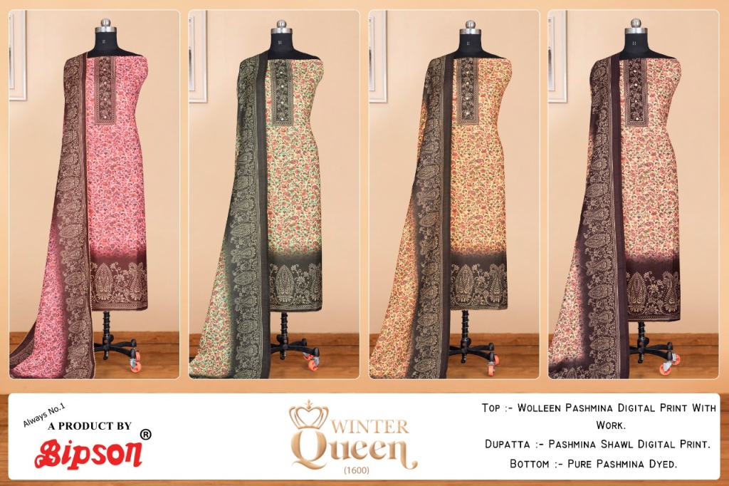 Bipson Winter Queen Dn.1600 Pashmina Catalog