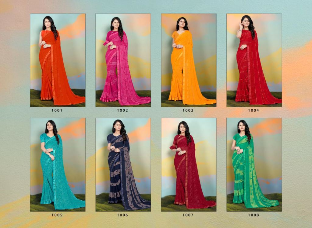 Swastik Maang Tika Casual Wear Sarees Catalog