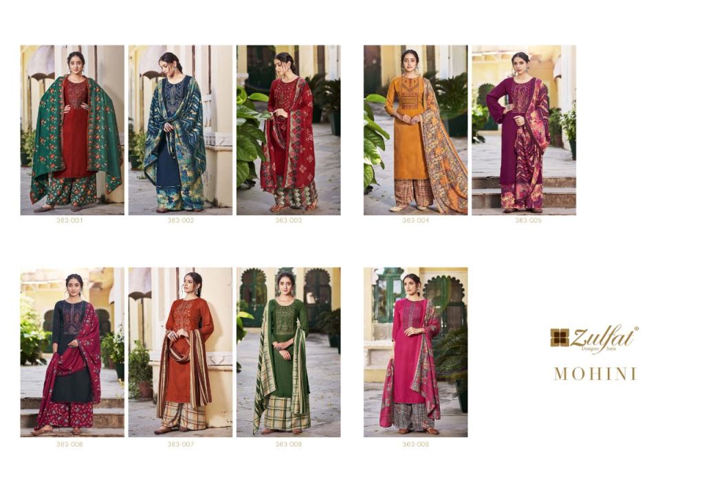 Zulfat Mohini Pashmina Print Dress Material Catalog