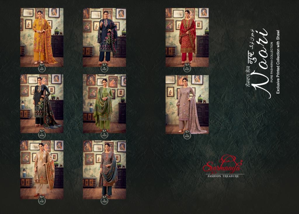 Sarmaaya Noori Premium Print Pashmina Dress Material