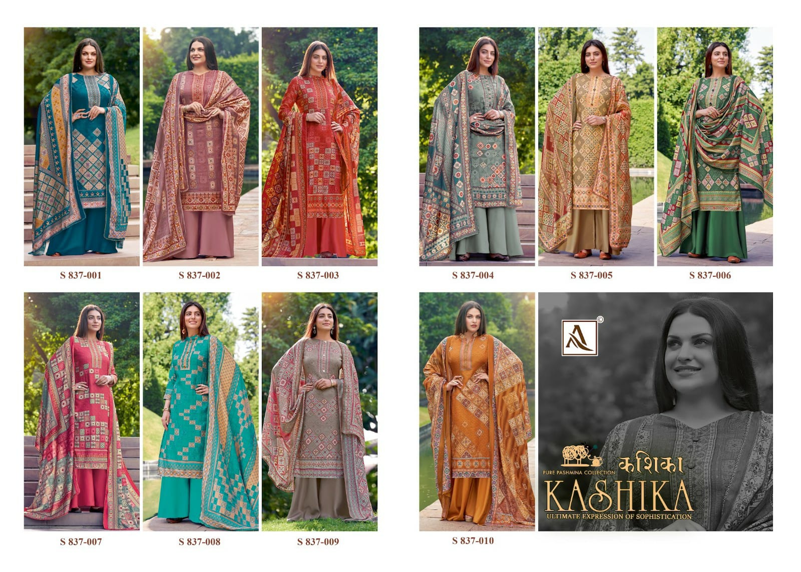 Alok Kashika Vol 3 Winter Wear Wool Pashmina Women's Dress Materials