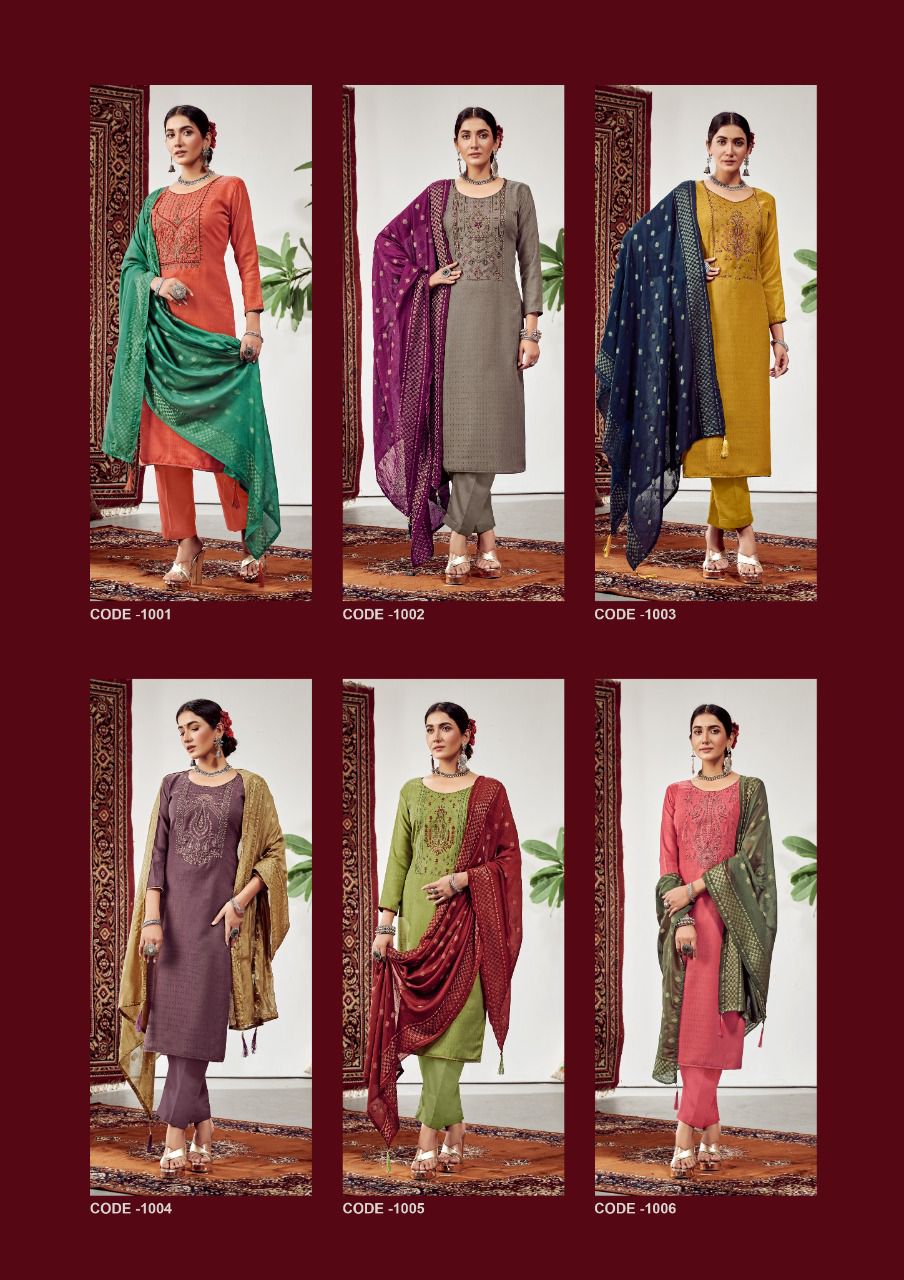 Roli Moli Lahja  Winter Wear Pashmina Dress Material Catalog