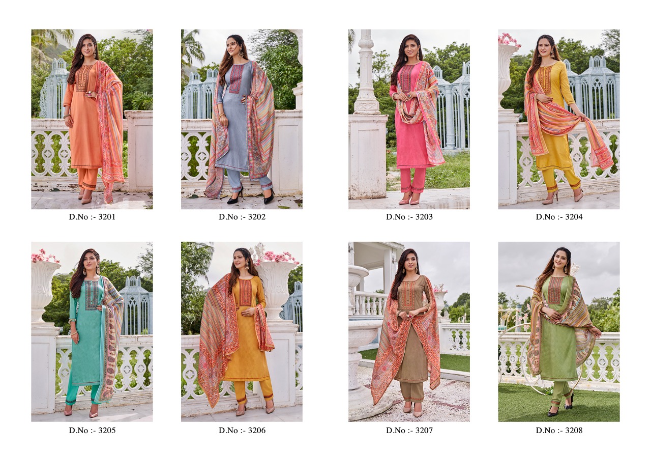 Rangoon Aagman Silk Designer Festive Wear Dress Material  Catalog
