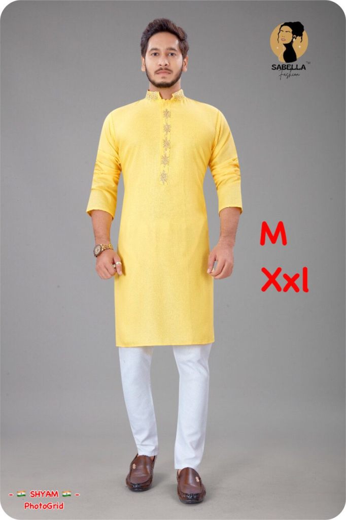 Yellow Kurta With Kurti Best Couple Trendy Stylish Combo Wholesale Collection