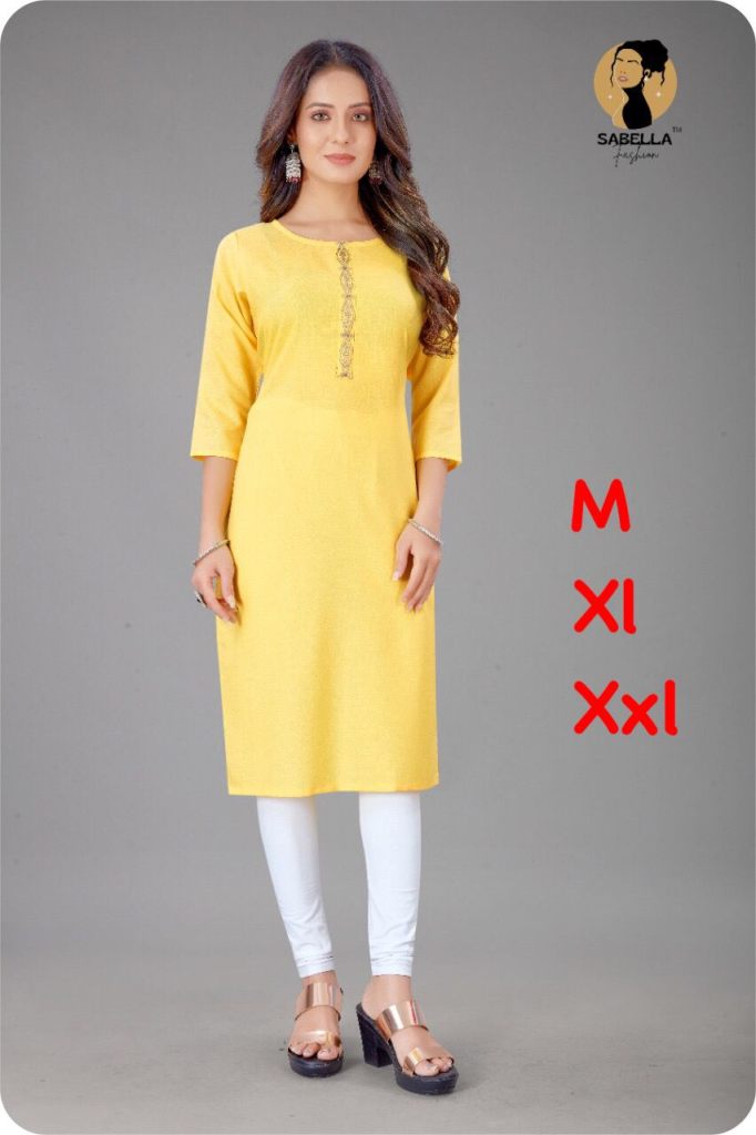 Lakshita Kurta  Buy Lakshita Yellow Long Embroidery Kurti Online  Nykaa  Fashion