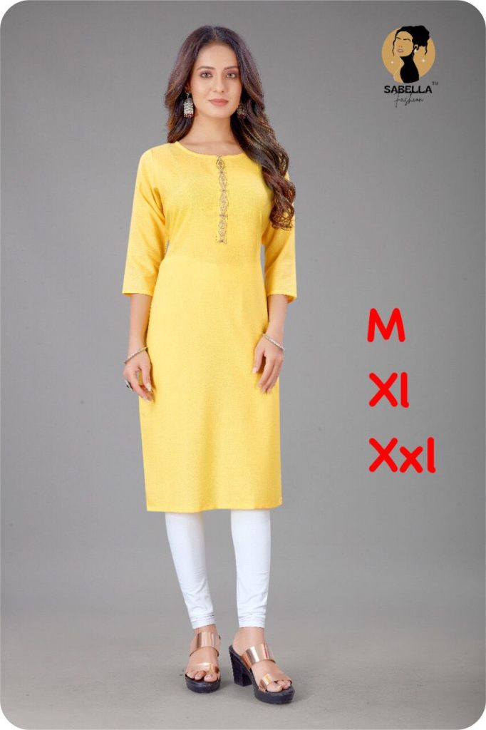 Yellow Satin Readymade Kurti 164272 | Unique dresses, Kurti designs, Ladies  dress design