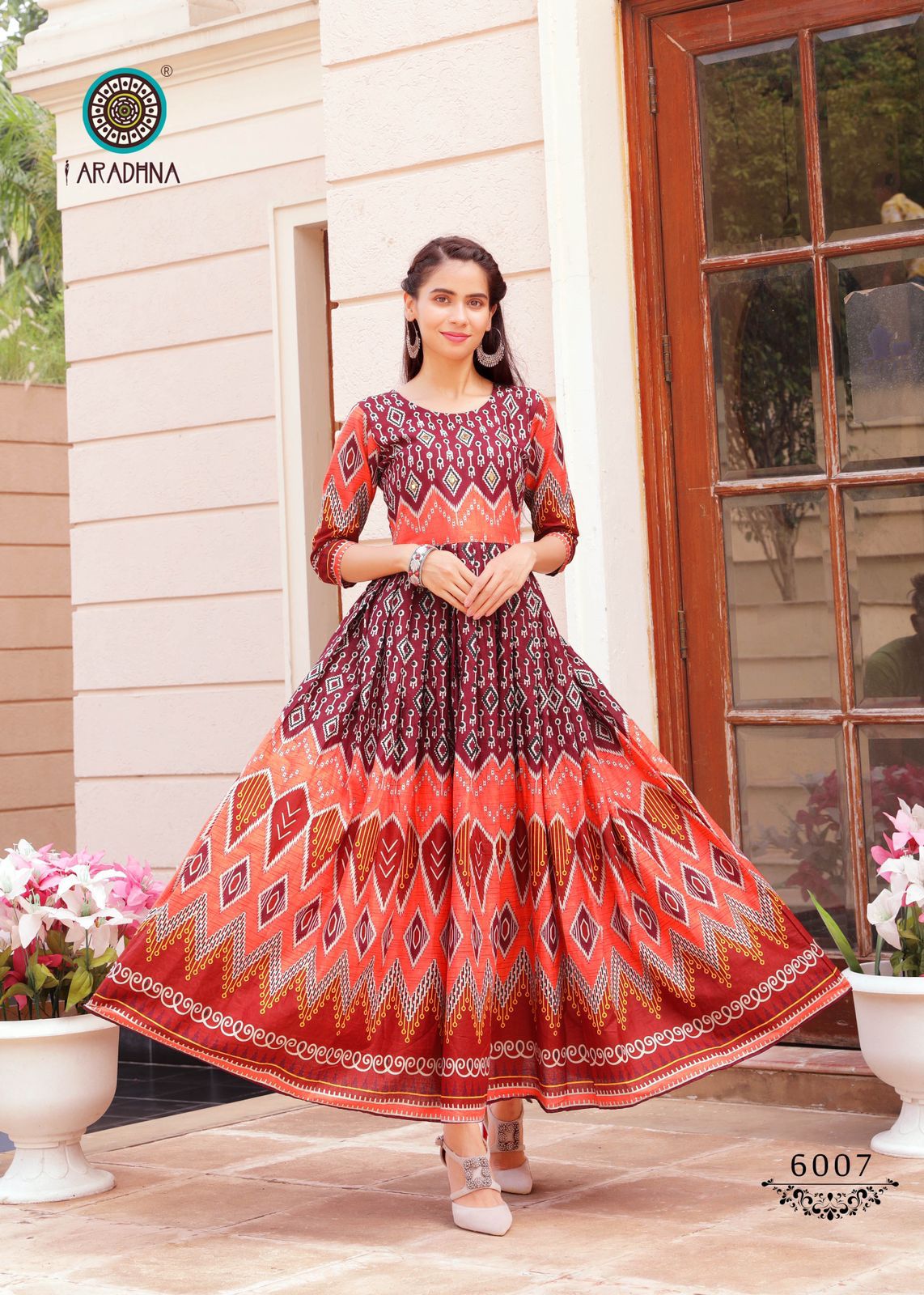 Aradhna Level Vol 6 Long Anarkali Kurti Catalog