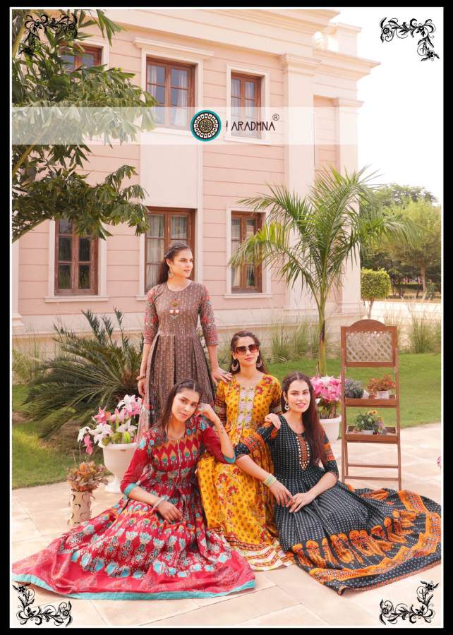 Aradhna Level Vol 6 Long Anarkali Kurti Catalog