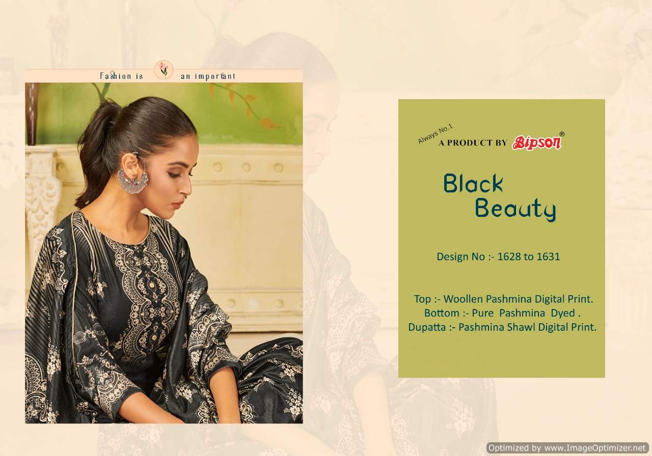 Bipson Black Beauty Winter Wear Designer Pashmina Catalog