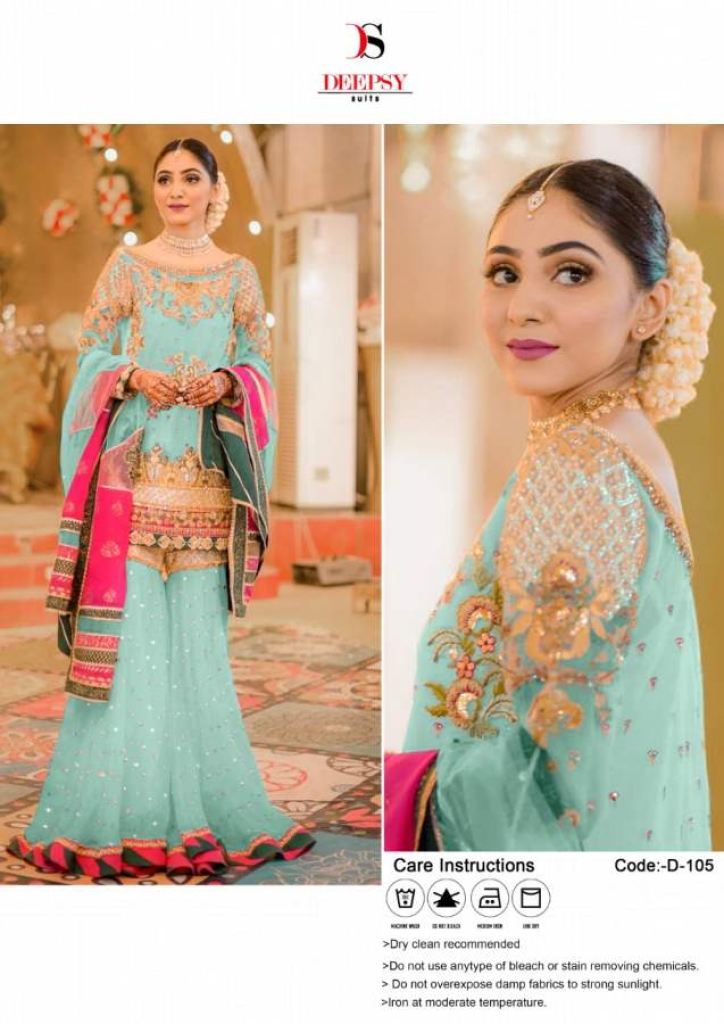 Deepsy 105 Color Embroidery Low Rate Pakistani Salwar Kameez