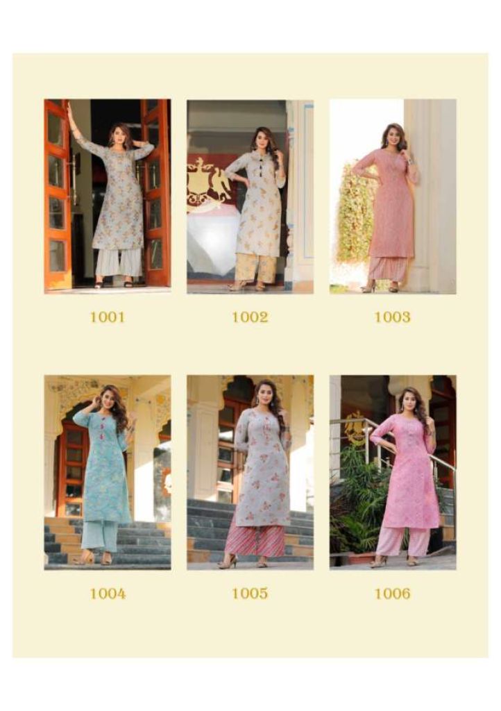 Diya Trends Celebration Vol 1 Fancy Wear Kurti With Bottom Catalog