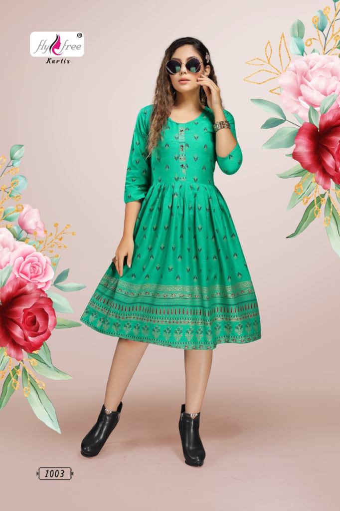Fly Free Polar Anarkali Kurtis Catalog