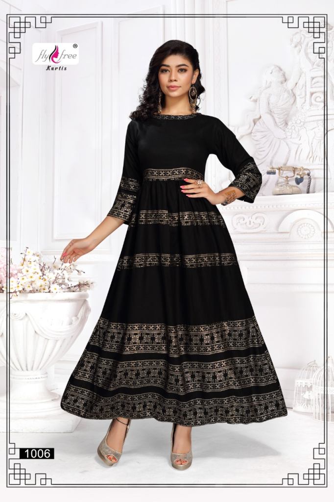 Fly Free Rolls Roych Vol 2 Long Anarkali Kurtis Catalog
