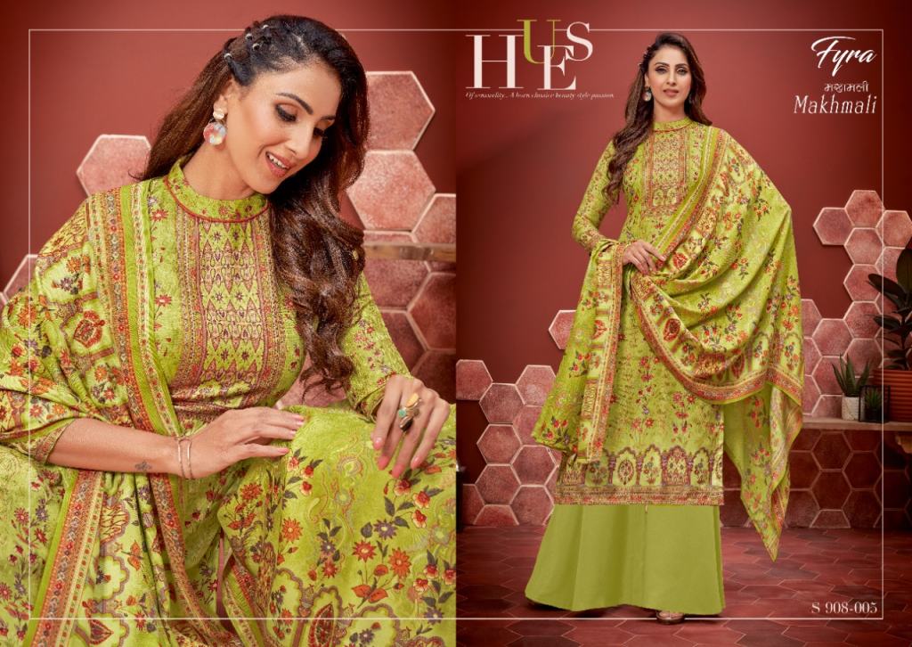 Fyra Makhmali Winter Wear Digital Printed Pashmina Dress Materials