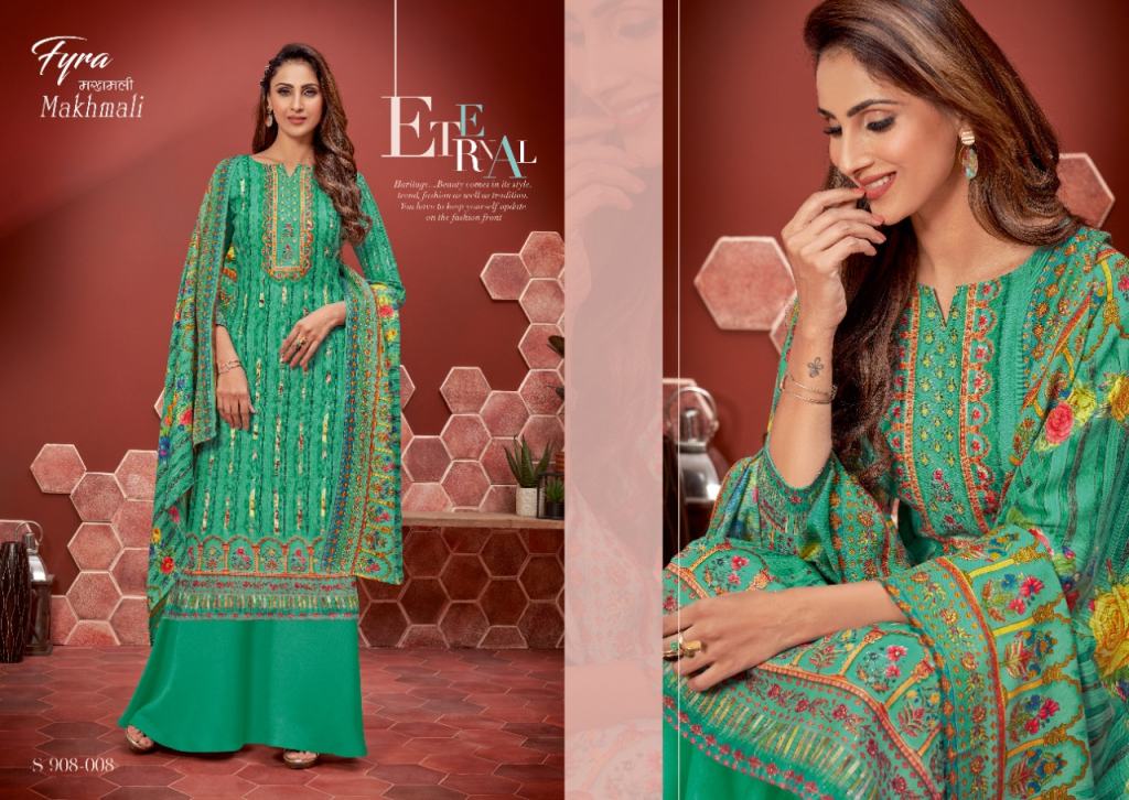 Fyra Makhmali Winter Wear Digital Printed Pashmina Dress Materials