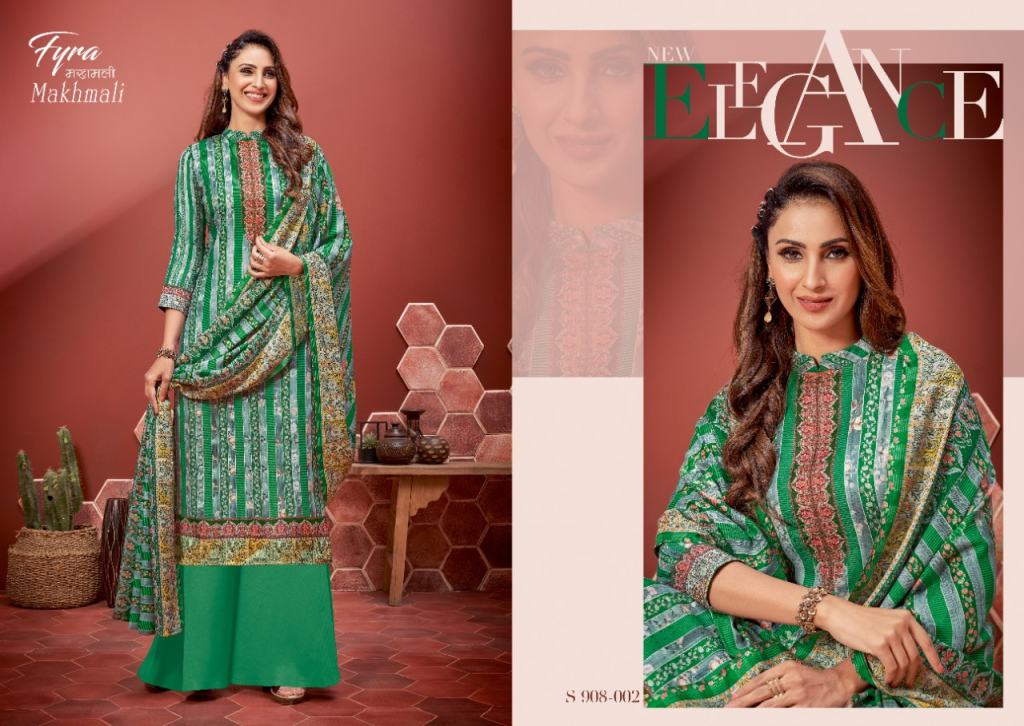 Fyra Makhmali Winter Wear Digital Printed Pashmina Dress Materials