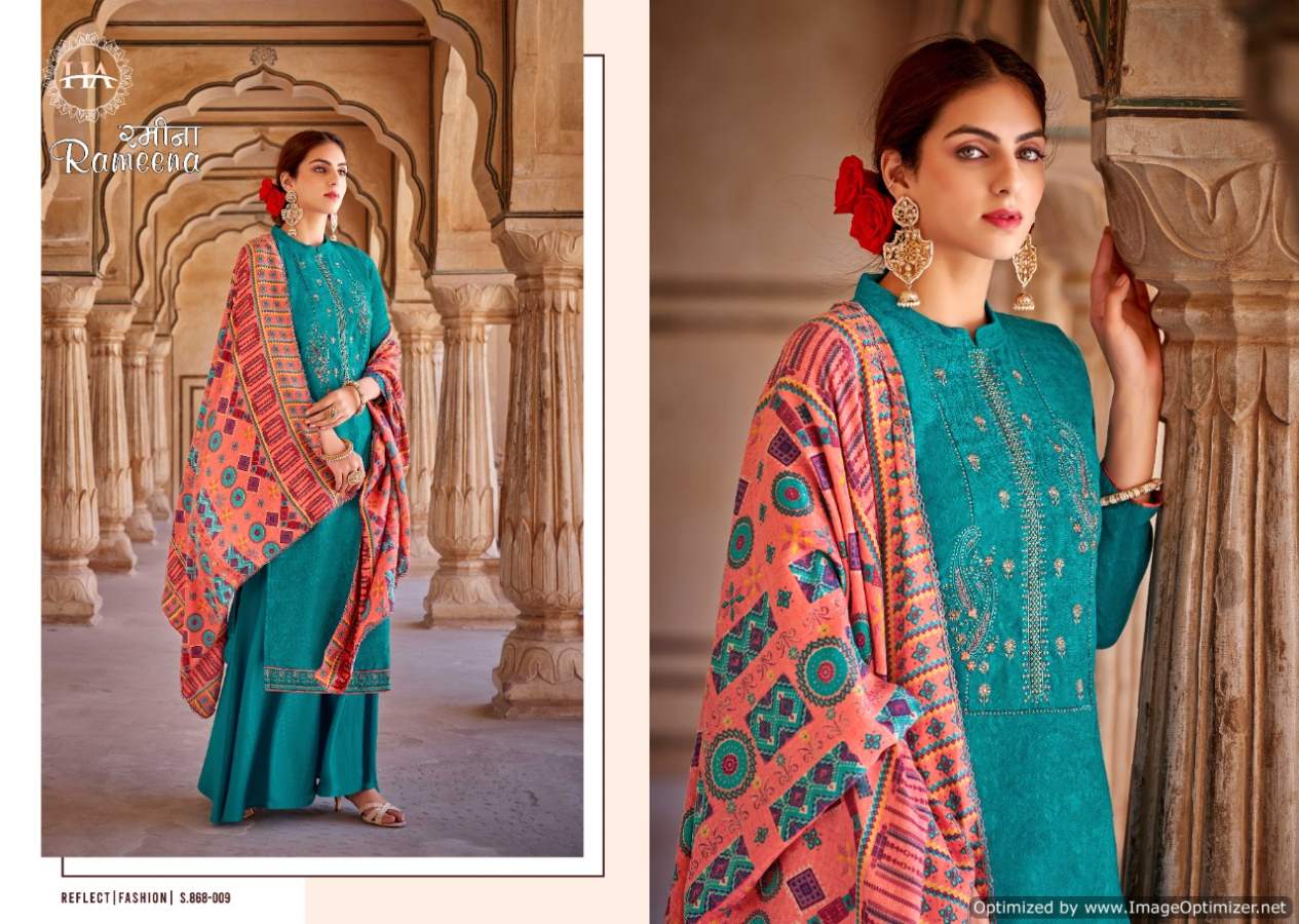 Harshit Rameena Winter Wear Designer Wool Pashmina Catalog