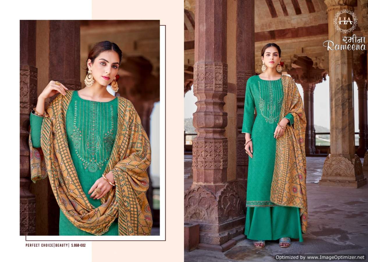 Harshit Rameena Winter Wear Designer Wool Pashmina Catalog