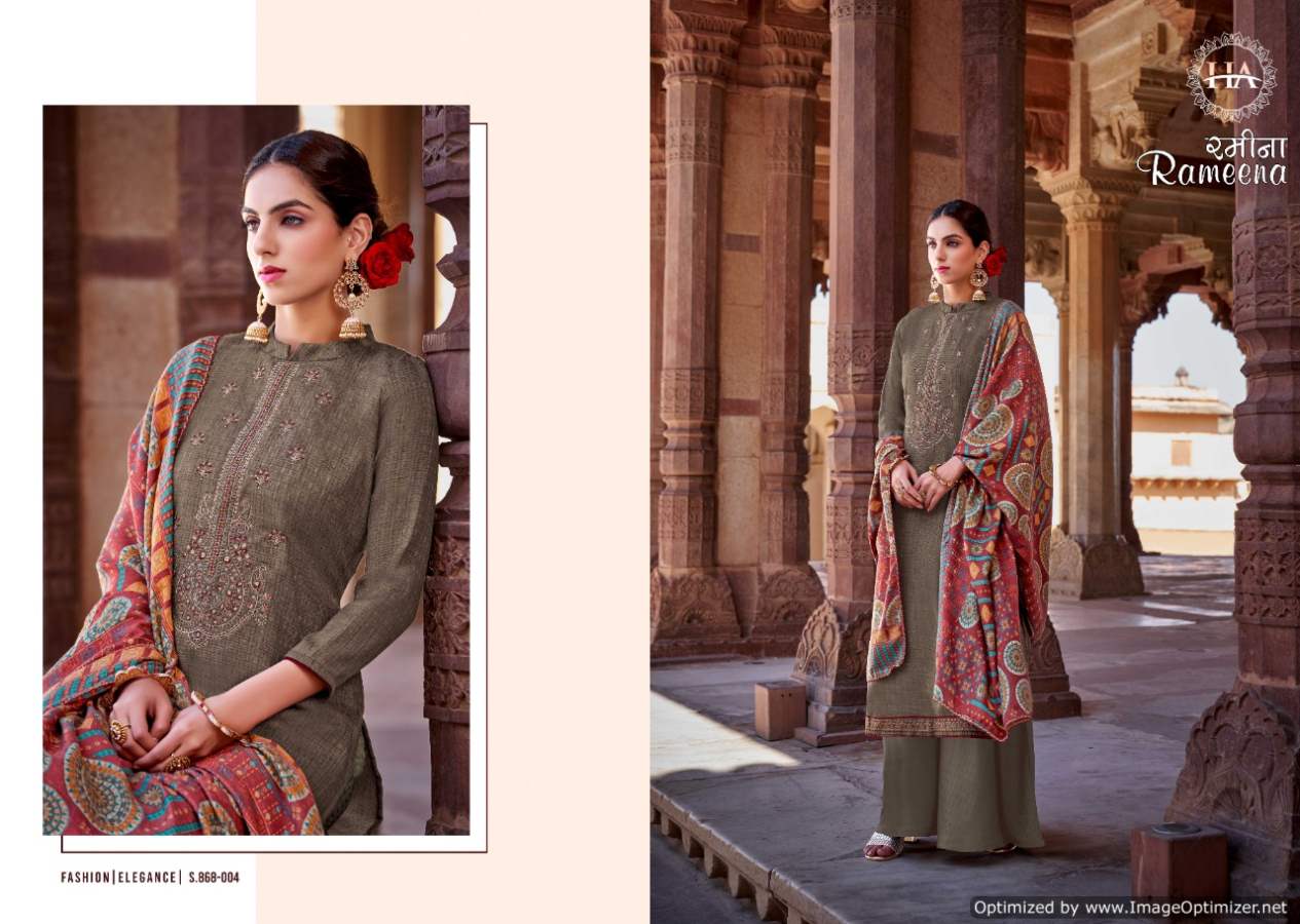 Harshit Rameena Winter Wear Designer Wool Pashmina Catalog