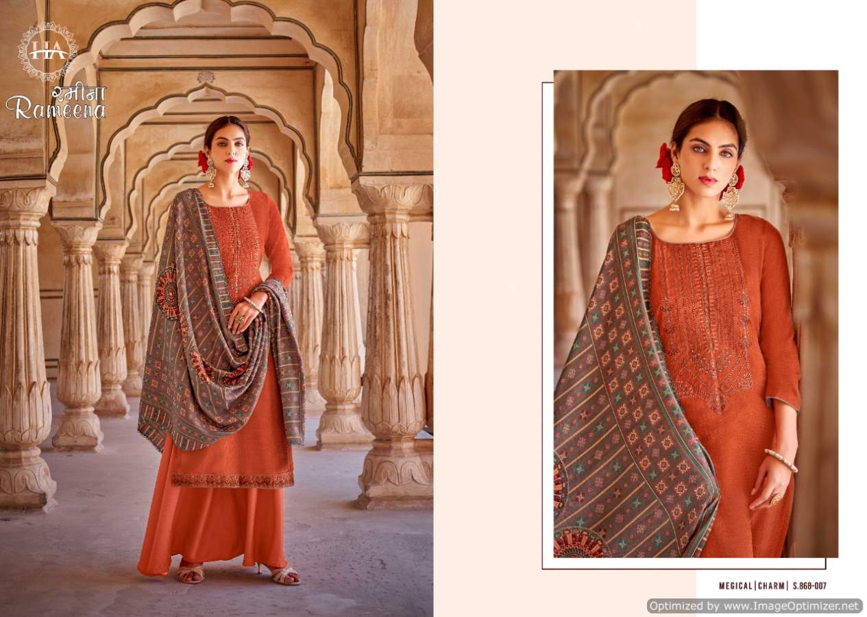 Harshit Rameena Winter Wear Designer Wool Pashmina Catalog