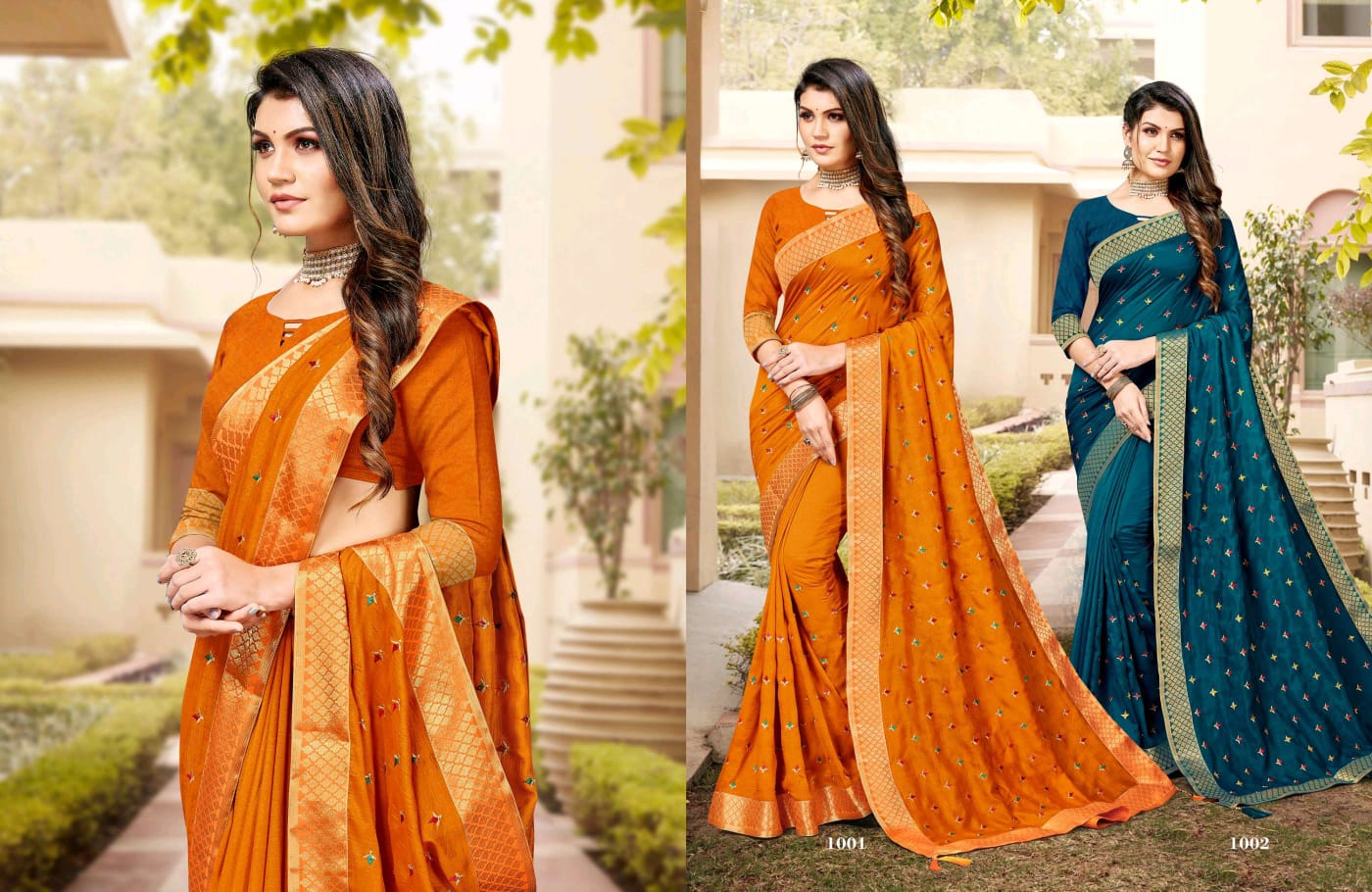 Ranjna Secret Fancy Border Thread Worked Butti Exclusive Collection