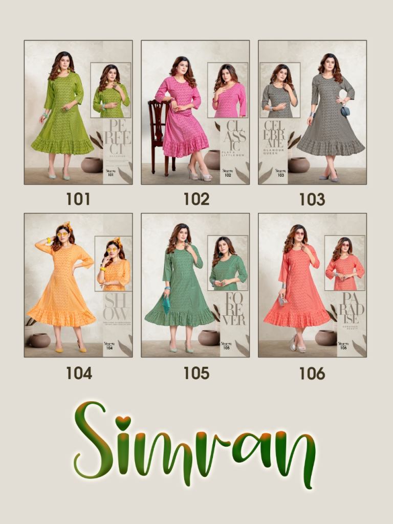 Premnath Simran Anarkali Wholseale Kurti Catalog