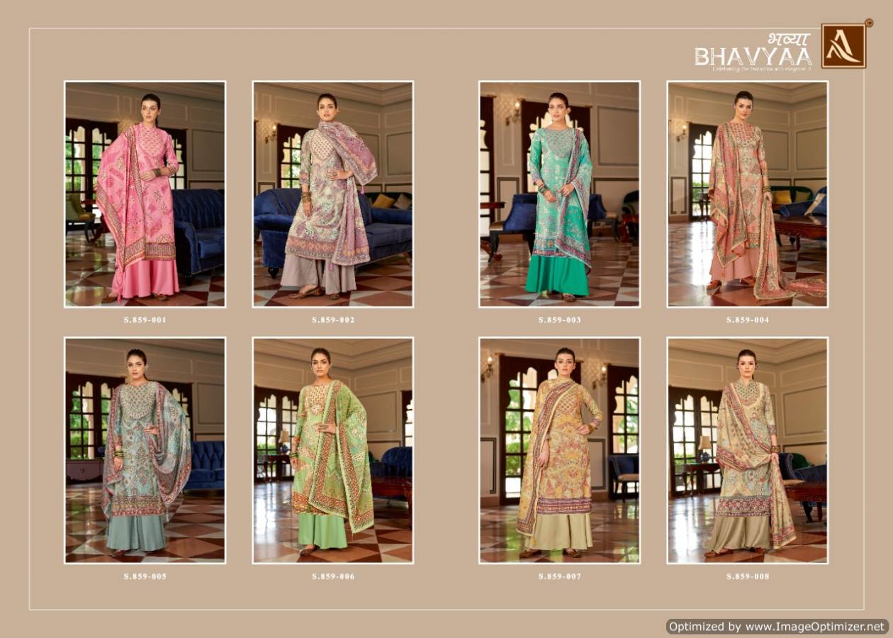 Alok Bhavyaa Printed Winter Wear Velvet Dress Material Catalog