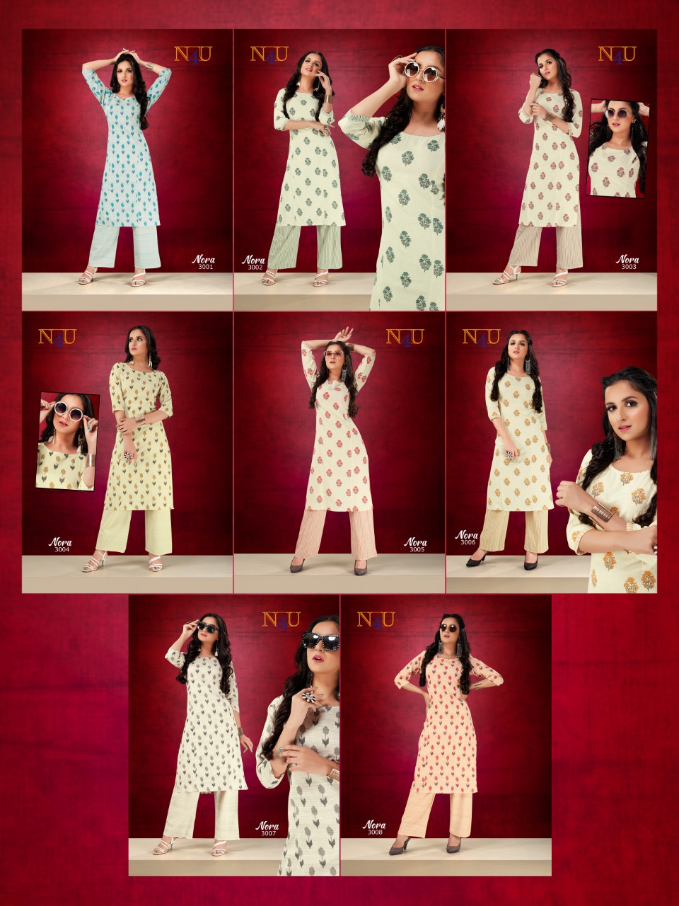 Tunic House N4u Nora Kurti With Bottom Catalog
