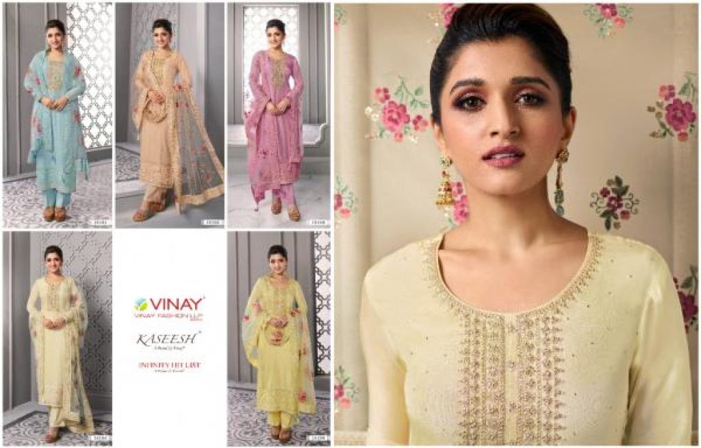 Vinay Kaseesh Infinity Hit List Silk Designer Party Wear Salwar
