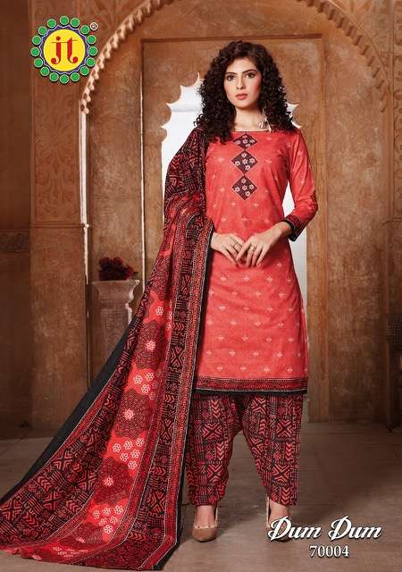 Jt Dum Dum Vol 70 Printed Cotton Dress Material Catalog