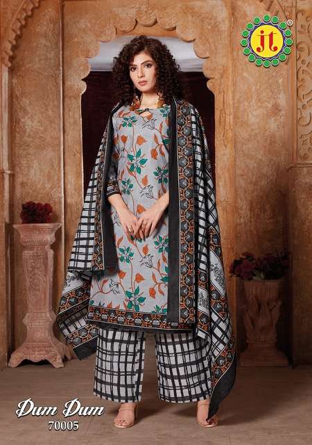 Jt Dum Dum Vol 70 Printed Cotton Dress Material Catalog