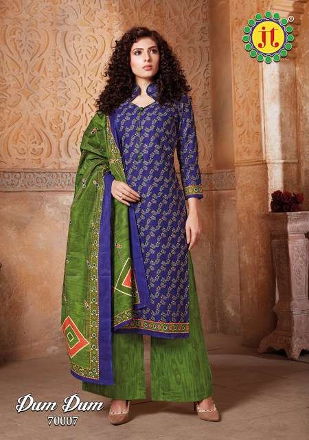 Jt Dum Dum Vol 70 Printed Cotton Dress Material Catalog