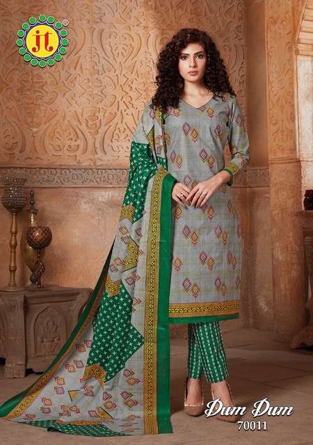 Jt Dum Dum Vol 70 Printed Cotton Dress Material Catalog