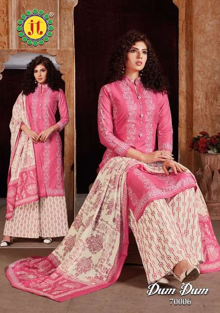 Jt Dum Dum Vol 70 Printed Cotton Dress Material Catalog