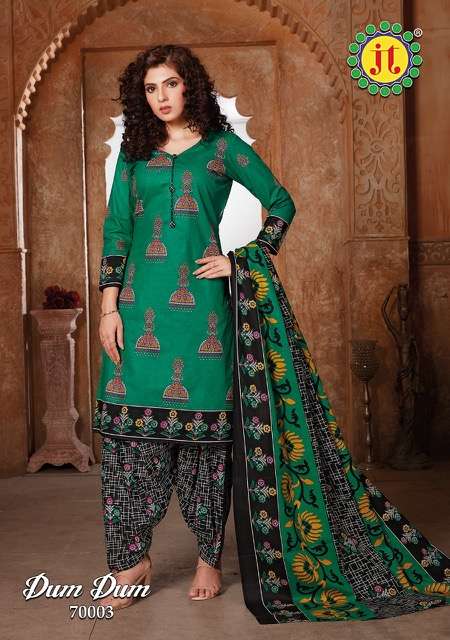 Jt Dum Dum Vol 70 Printed Cotton Dress Material Catalog