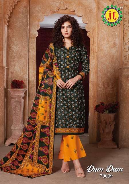Jt Dum Dum Vol 70 Printed Cotton Dress Material Catalog