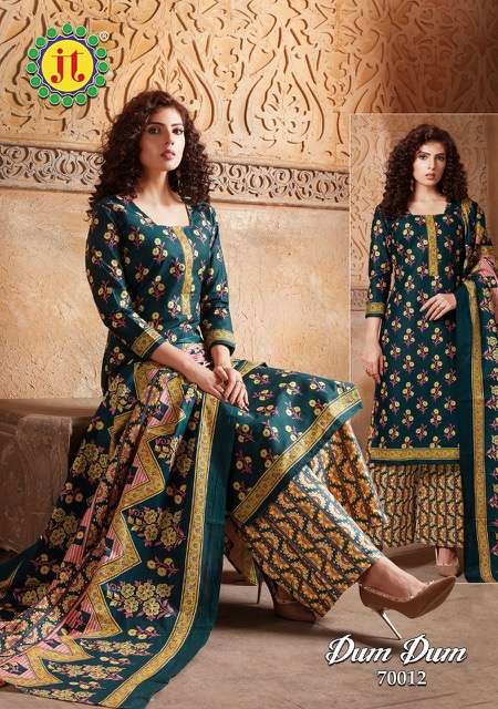 Jt Dum Dum Vol 70 Printed Cotton Dress Material Catalog