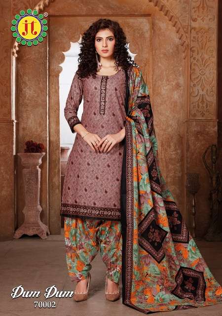 Jt Dum Dum Vol 70 Printed Cotton Dress Material Catalog