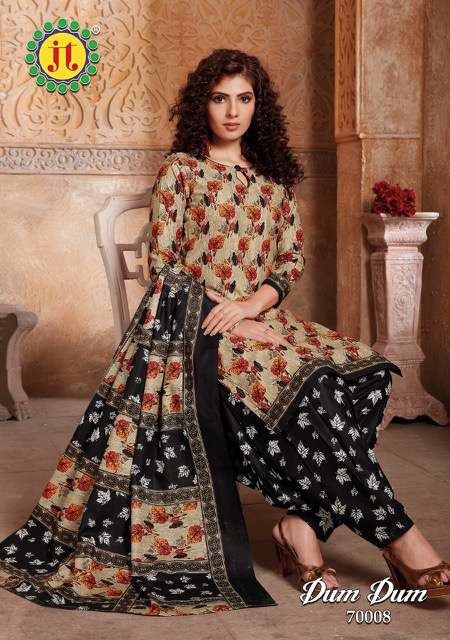 Jt Dum Dum Vol 70 Printed Cotton Dress Material Catalog