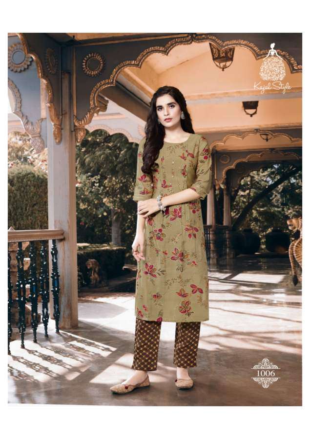 Kajal Style Urban Beauty Vol 1 Fancy Wholesale Kurti With Bottom Catalog