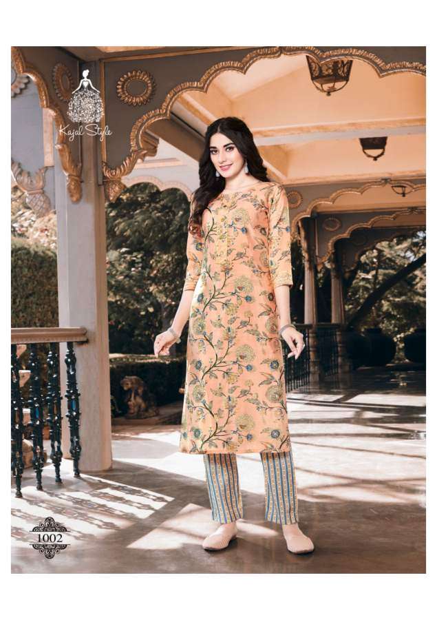 Kajal Style Urban Beauty Vol 1 Fancy Wholesale Kurti With Bottom Catalog