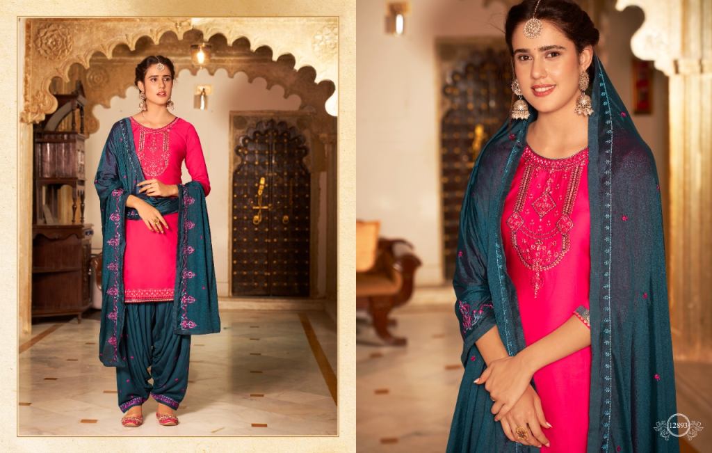Kalaroop Fashion Of Patiyala Vol 32 Designer Silk Readymade Salwar Suits Catalog