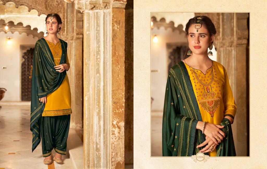 Kalaroop Fashion Of Patiyala Vol 32 Designer Silk Readymade Salwar Suits Catalog