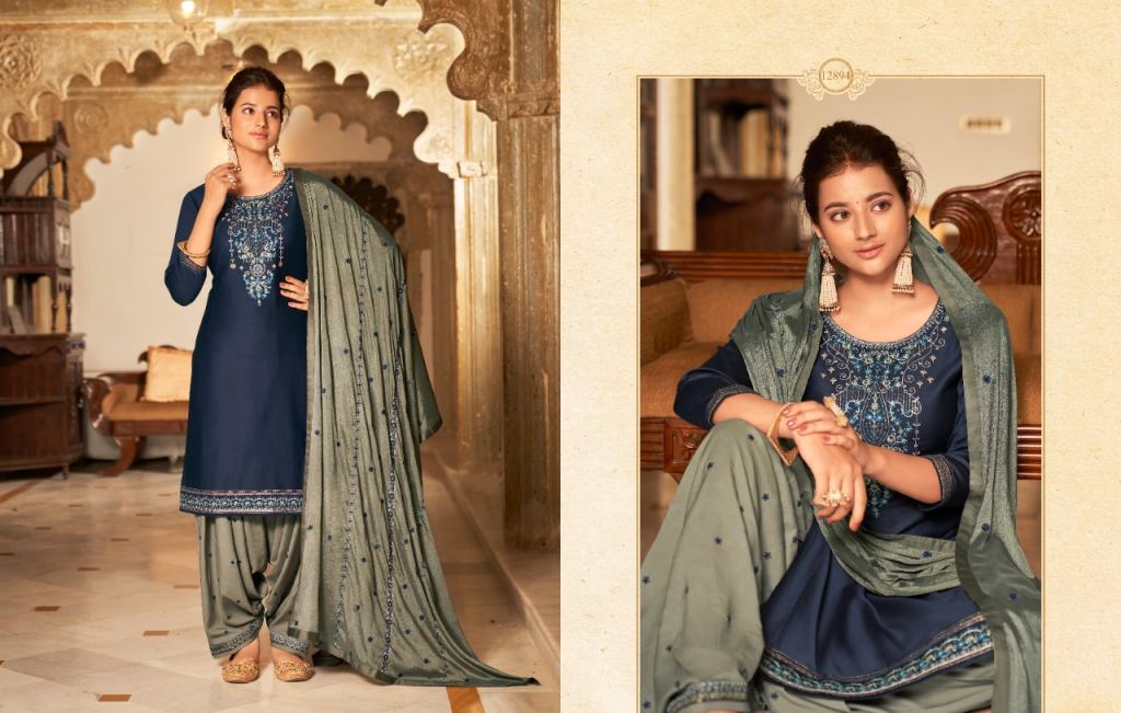 Kalaroop Fashion Of Patiyala Vol 32 Designer Silk Readymade Salwar Suits Catalog
