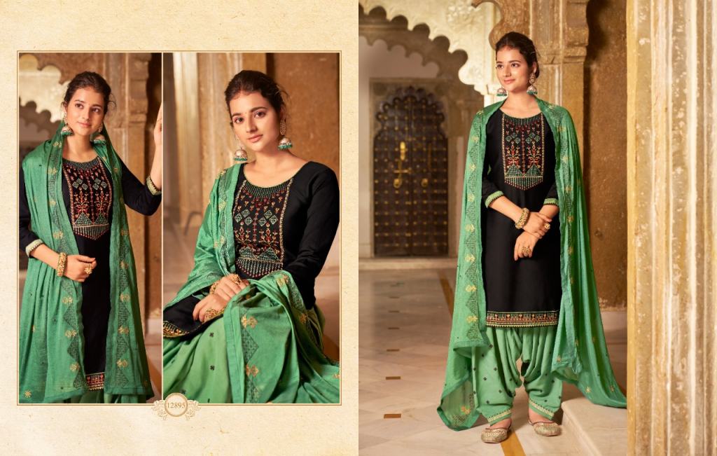 Kalaroop Fashion Of Patiyala Vol 32 Designer Silk Readymade Salwar Suits Catalog