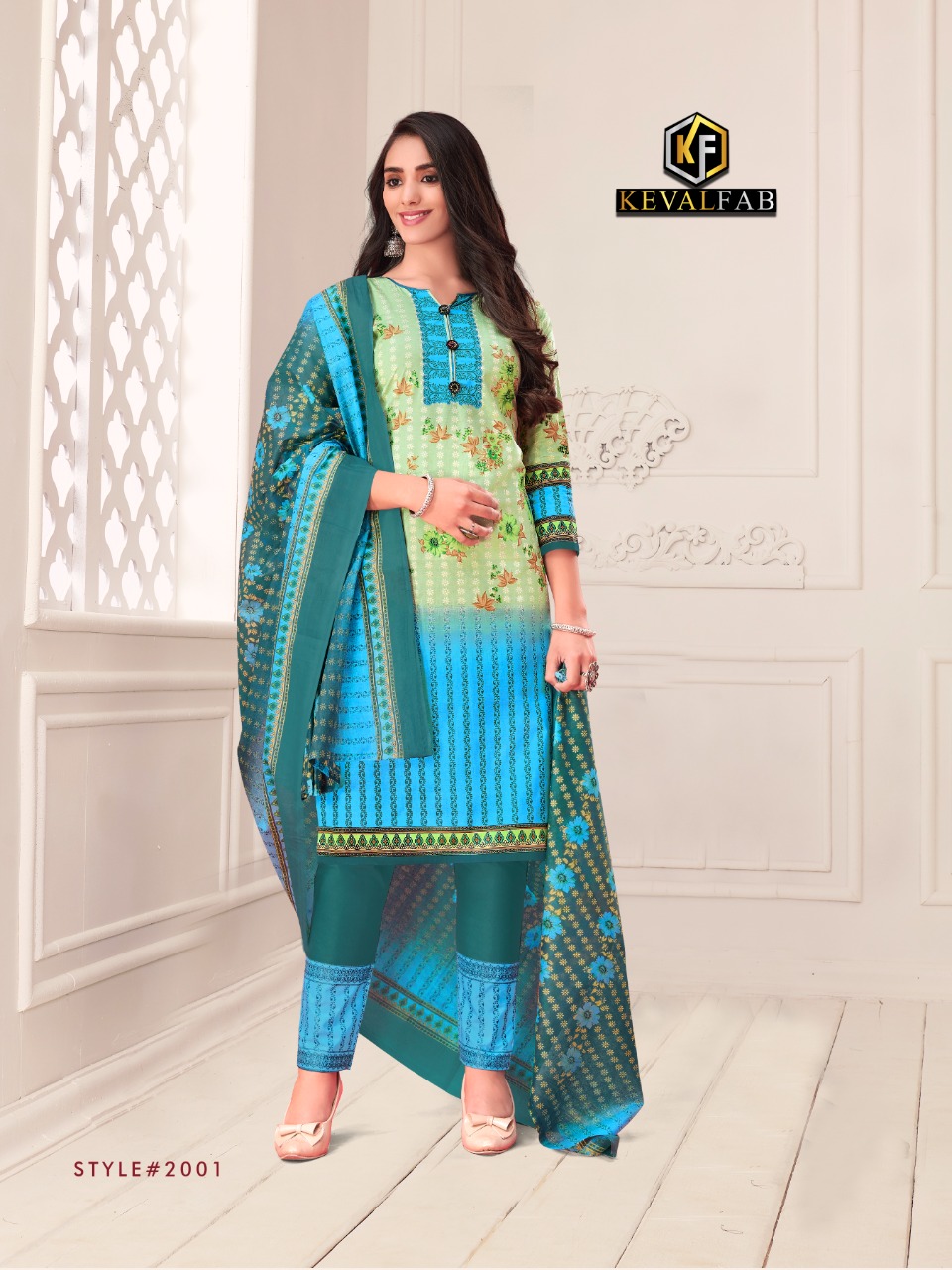 Keval Alija Premium Vol 2 Luxury Printed Cotton Dress Material
